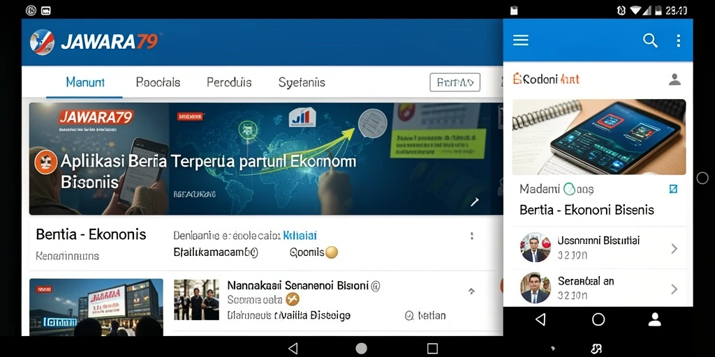 Tampilan antarmuka JAWARA79 yang informatif dan modern.