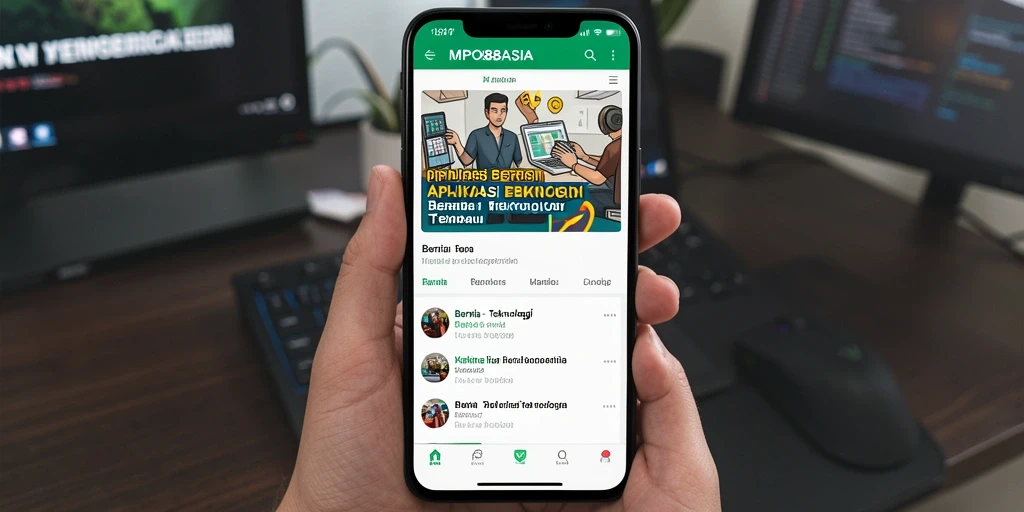 Antarmuka MPO88ASIA yang menampilkan berita teknologi terbaru.