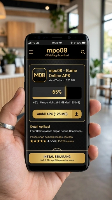 Tampilan halaman APK mpo08
