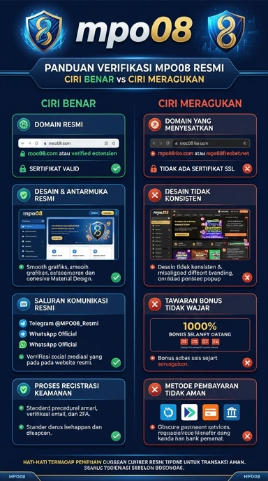 Tampilan kanal resmi mpo08